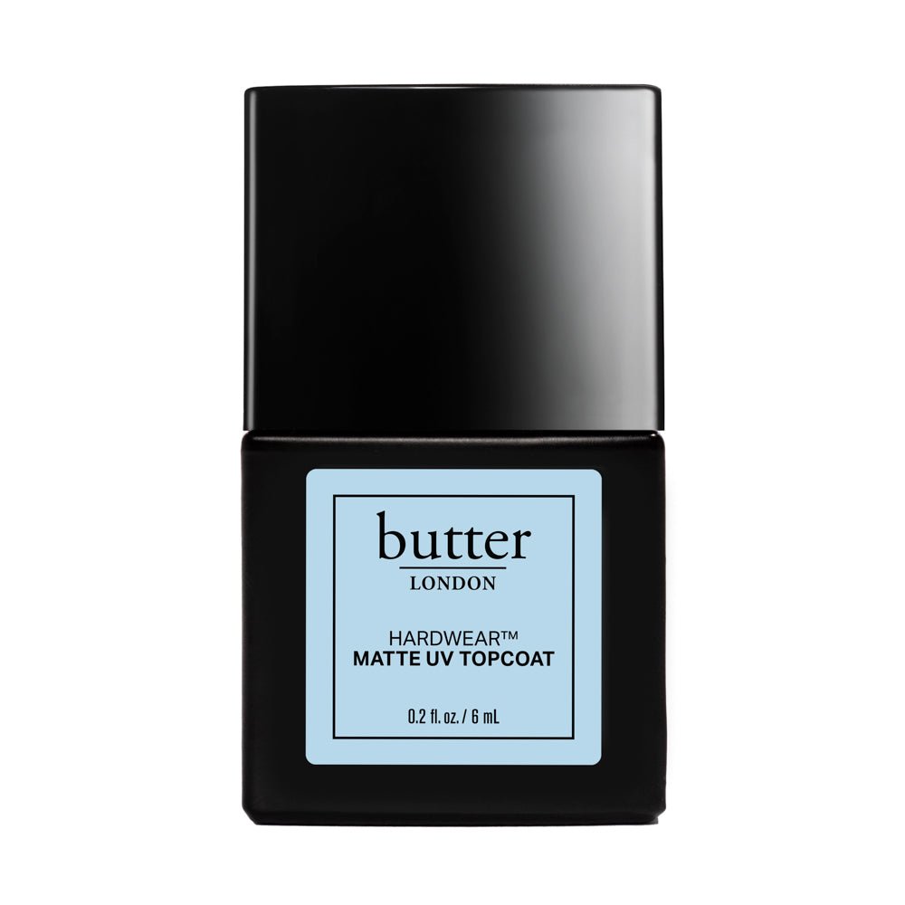 Hardwear Matte UV topcoat – Blackout Limited Edition, 0.2 fl oz - butter LONDONTop Coat