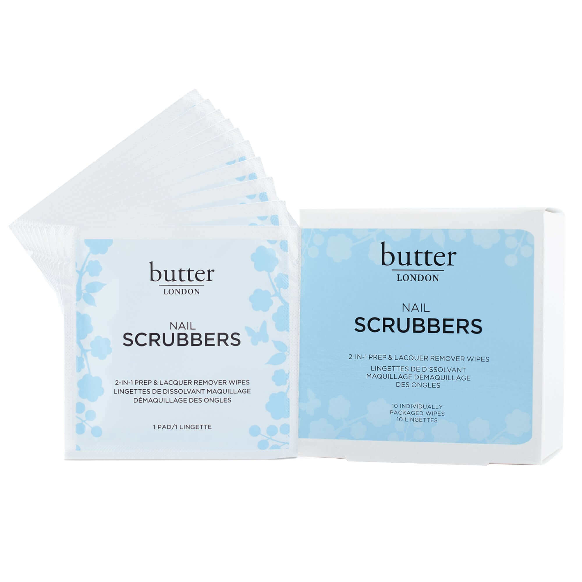 Nail Scrubber 10 - Pack, Set of 3 - butter LONDONMultipack