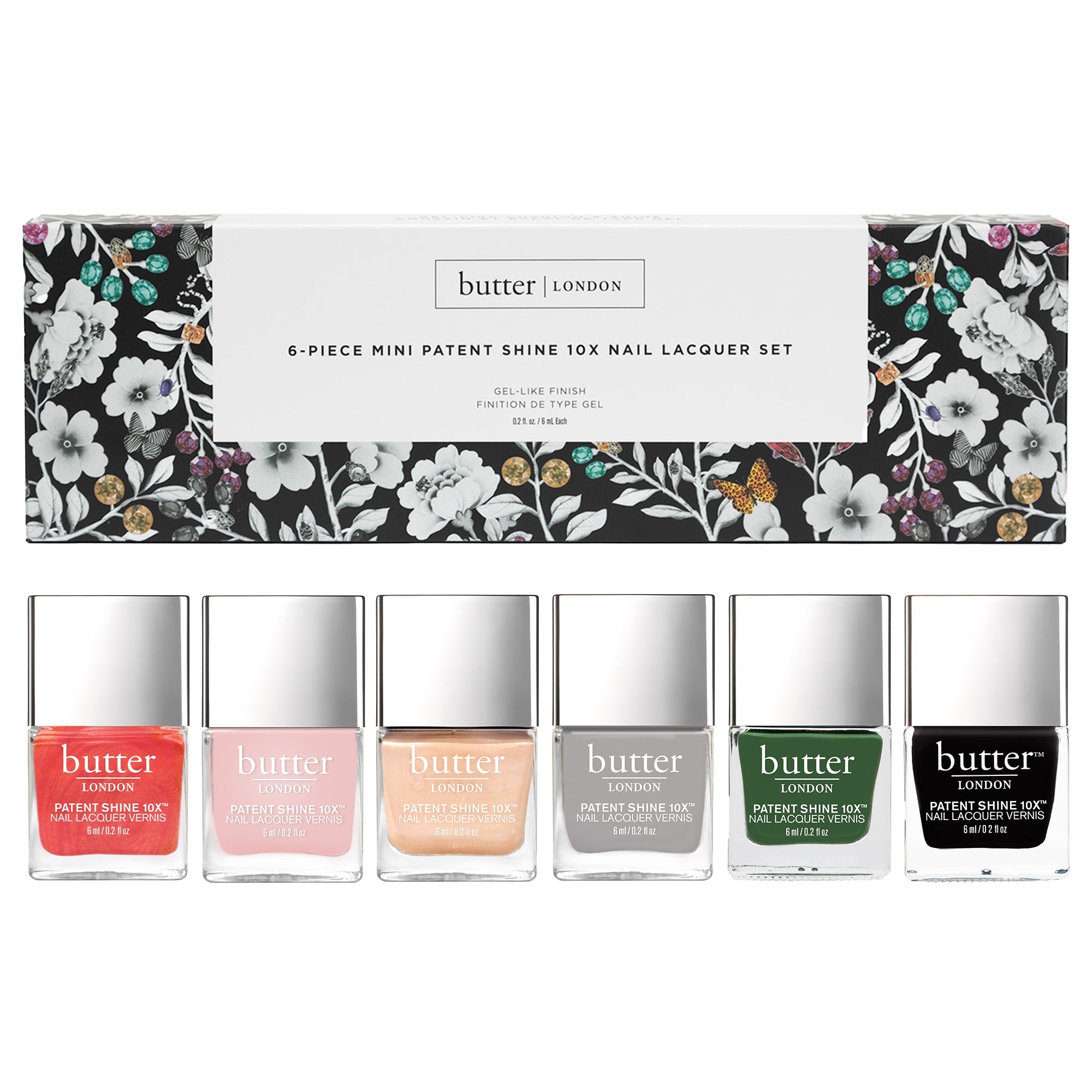 Wicked 6 - Piece Nail Lacquer Set - butter LONDONNail Polish Set