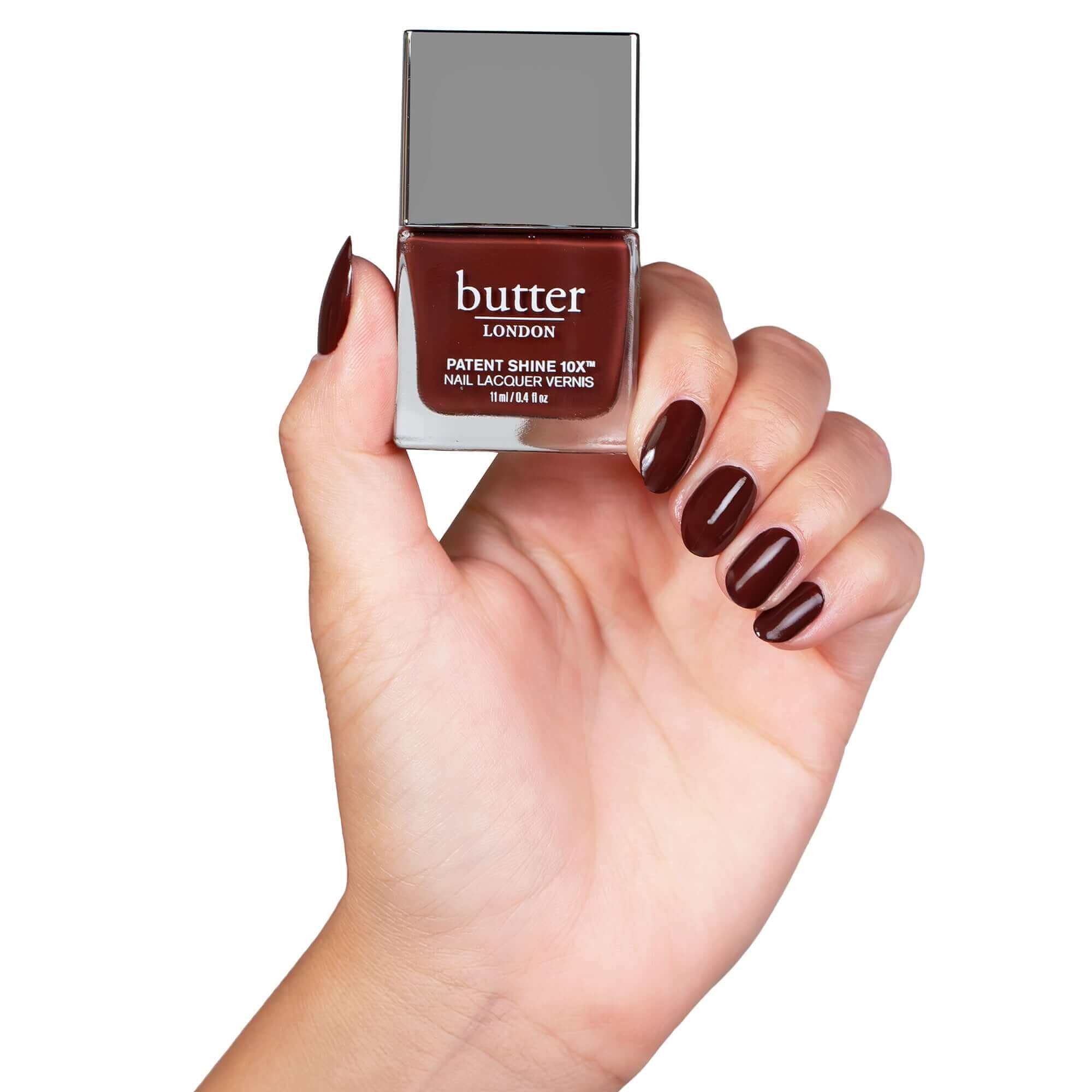 Boozy Chocolate Patent Shine 10X Nail Lacquer - butterlondon-shop