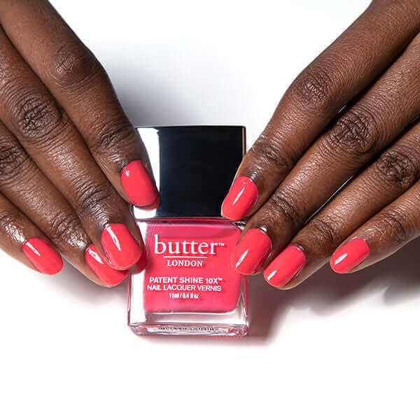 Flusher Blusher Mini Patent Shine 10X Nail Lacquer - butterlondon-shop