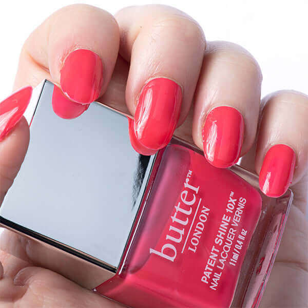 Flusher Blusher Patent Shine 10X Nail Lacquer - butterlondon-shopnail polish