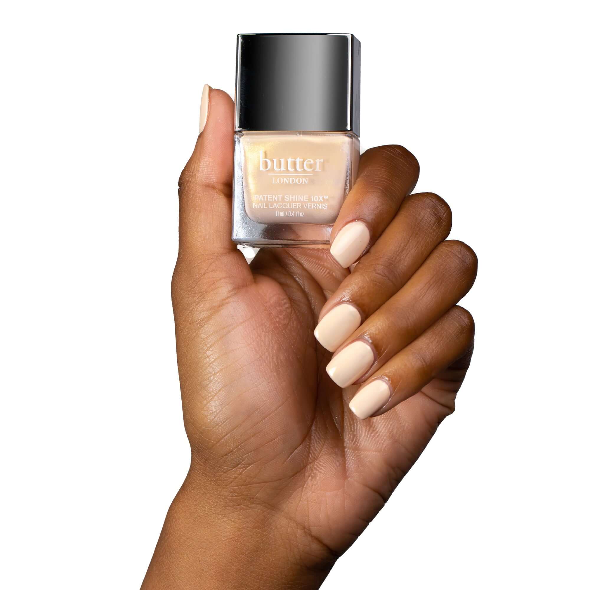 High Street Crème Patent Shine 10X Nail Lacquer - butterlondon-shop