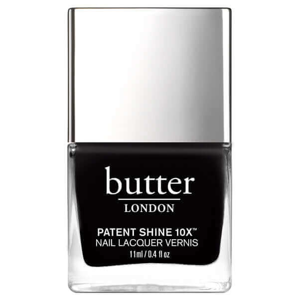 Union Jack Black Patent Shine 10X Nail Lacquer - butterlondon-shop