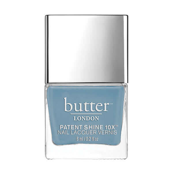 Waterloo Blue Mini Patent Shine 10X Nail Lacquer - butterlondon-shop